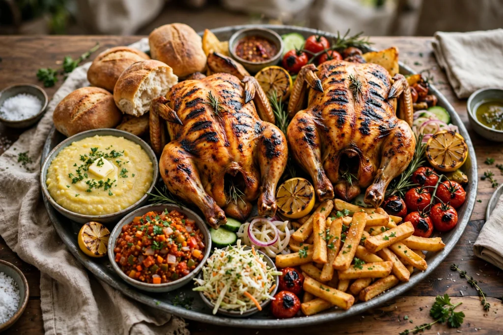 Galito's flame-grilled chicken family feast platter