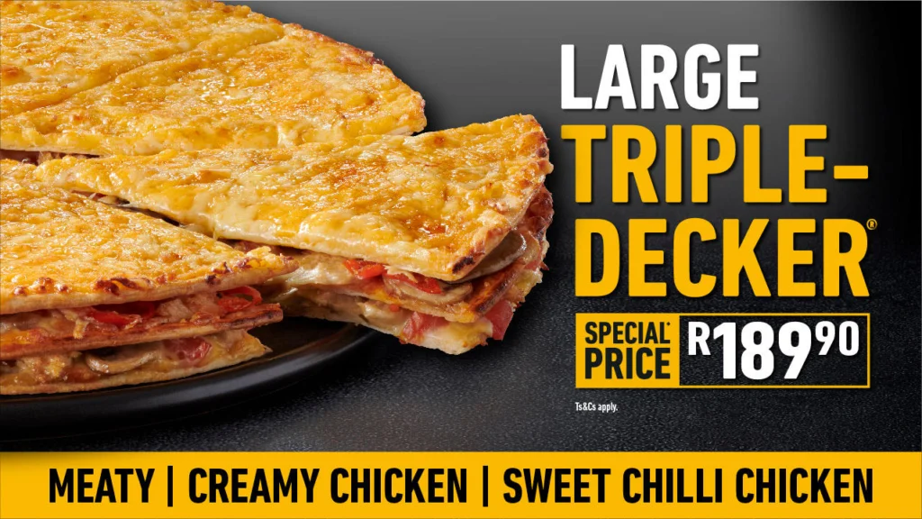 Debonairs Meat Pizzas & Chicken Pizzas Menu Prices