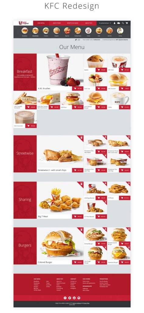 KFC New Menu