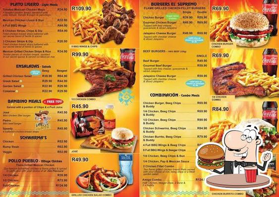 Mochachos Beef Burgers Menu