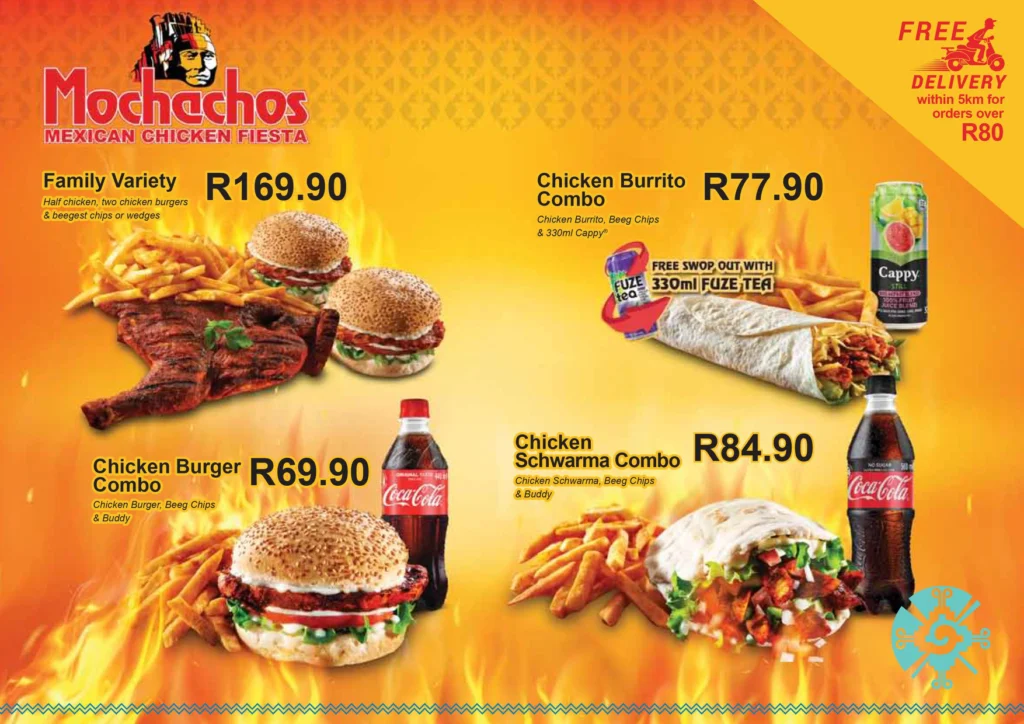 Mochachos Burgers Menu