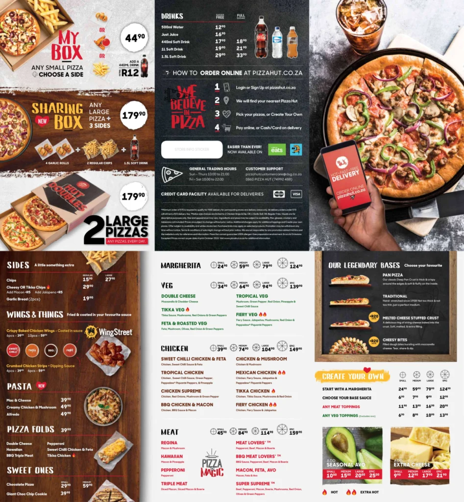 Pizza Hut Menu Price Specials