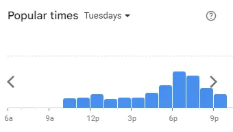 Popular Timing of Golden Rose Menu tue