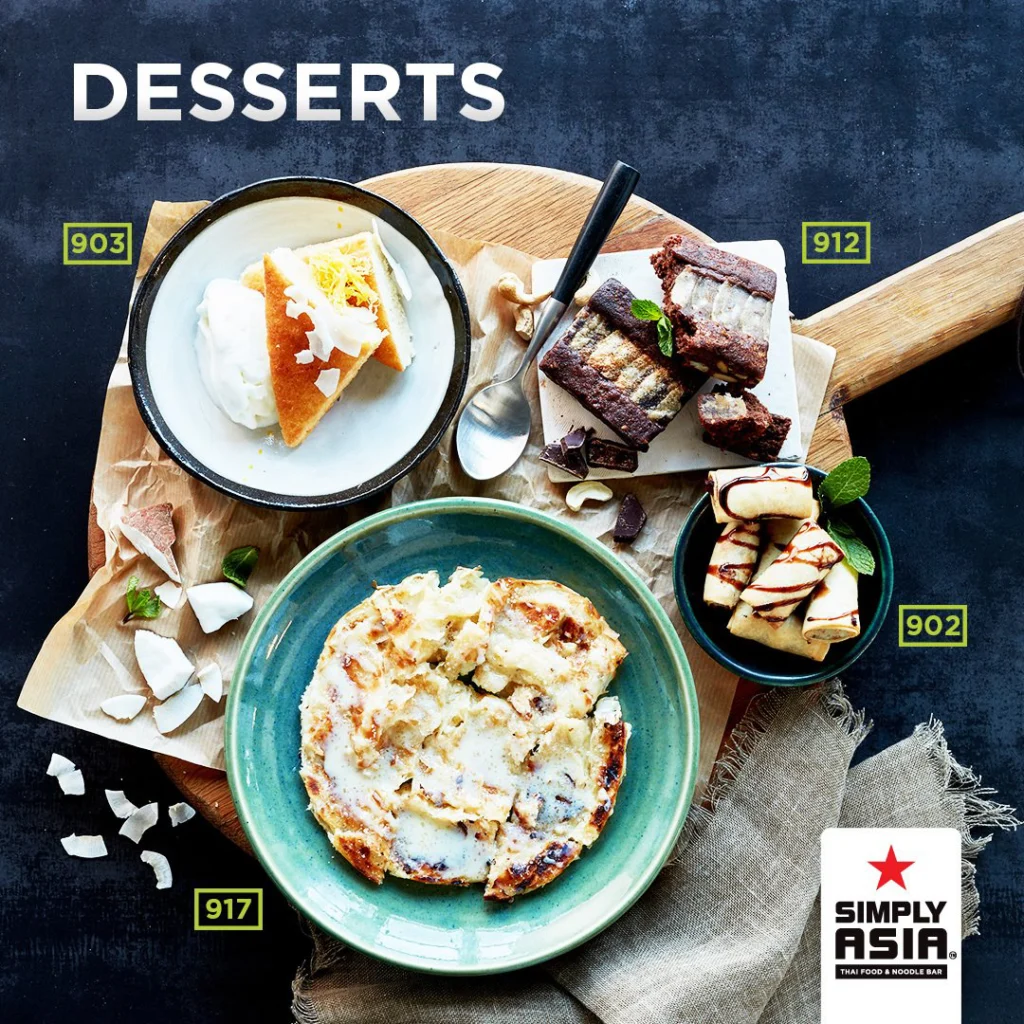 Simply Asia Desserts & Beverages Menu Prices