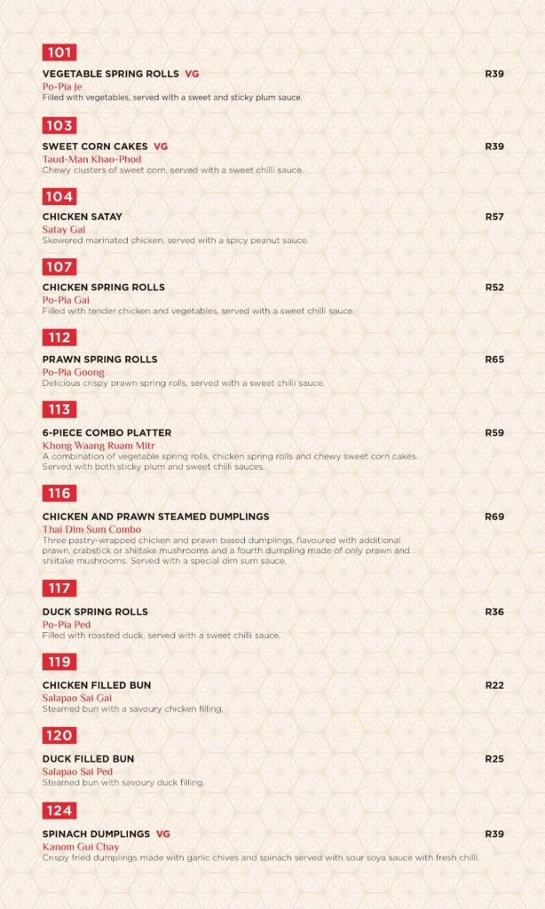 Simply Asia Kenilworth Menu Prices