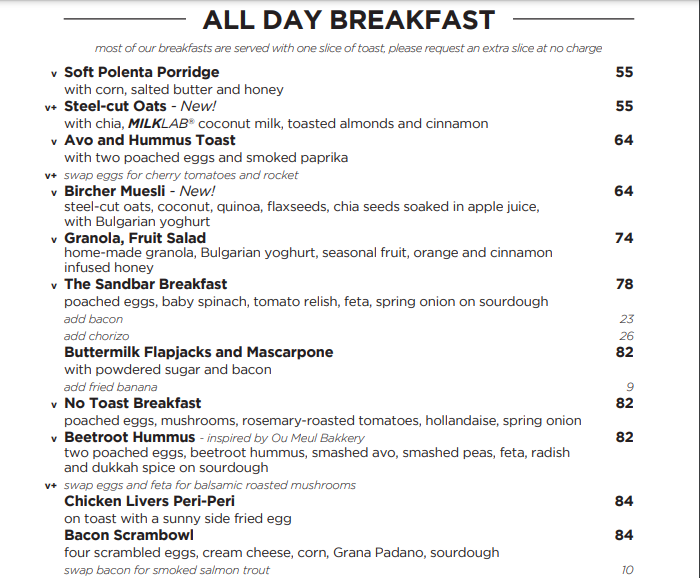 Bootleggers Breakfast Menu Prices