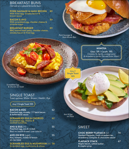 News Cafe Boksburg All Day Breakfast Menu Prices