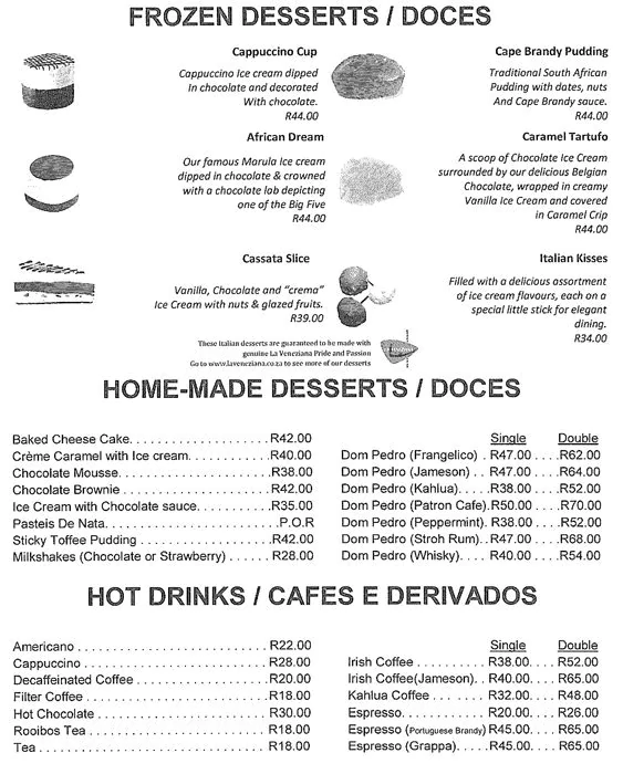 Updated Menu Items And Prices Of Dias Tavern South Africa