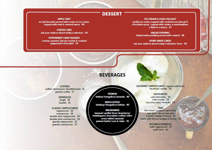 Cappuccinos Menu With Updated Prices in South Africa 2025